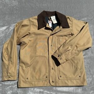 C.C. Filson Klondike 721 Dry Finish Work Coat Men Medium Snap Canvas USA New NWT